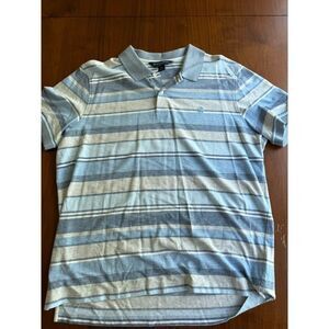 Brooks Brothers Slim Fit Cotton Linen Striped Polo Shirt - Size XXL